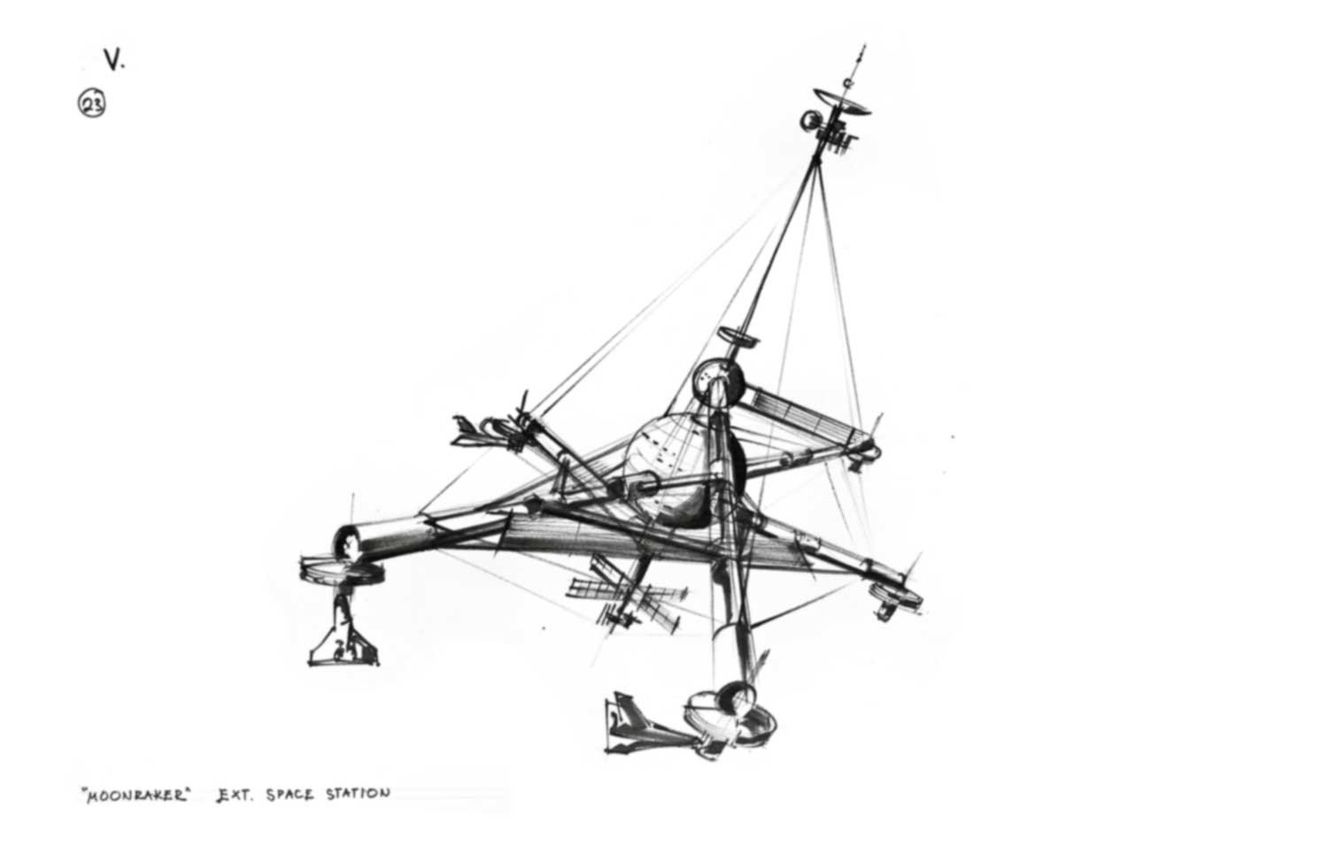 Sir Ken Adam's Sketch