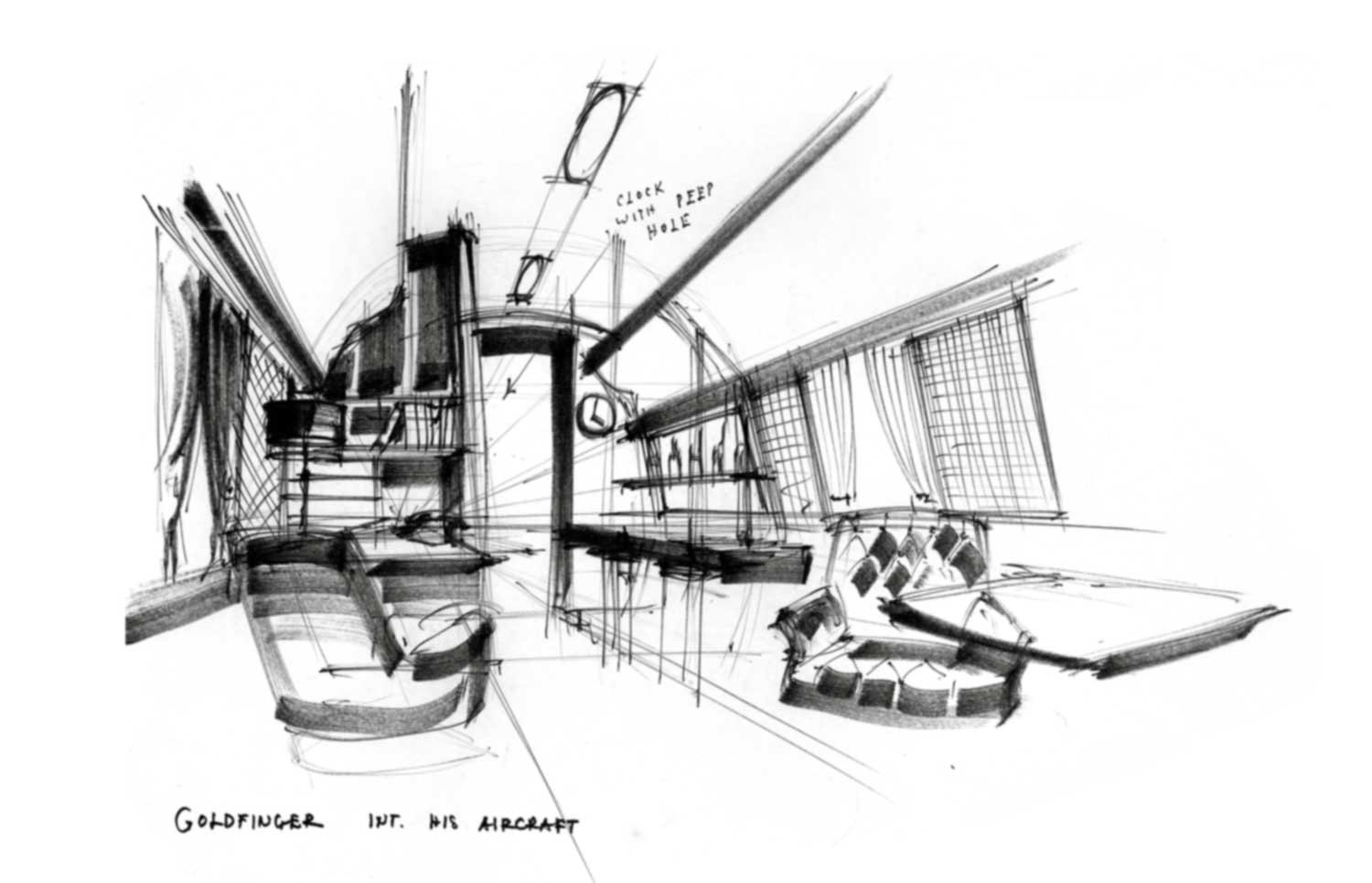 Sir Ken Adam's Sketch