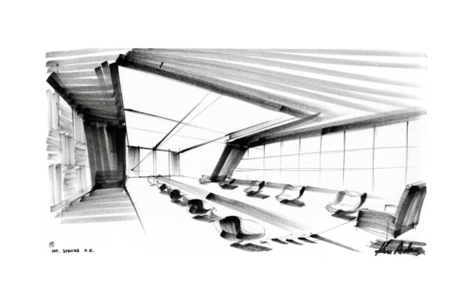 Sir Ken Adam's Sketch