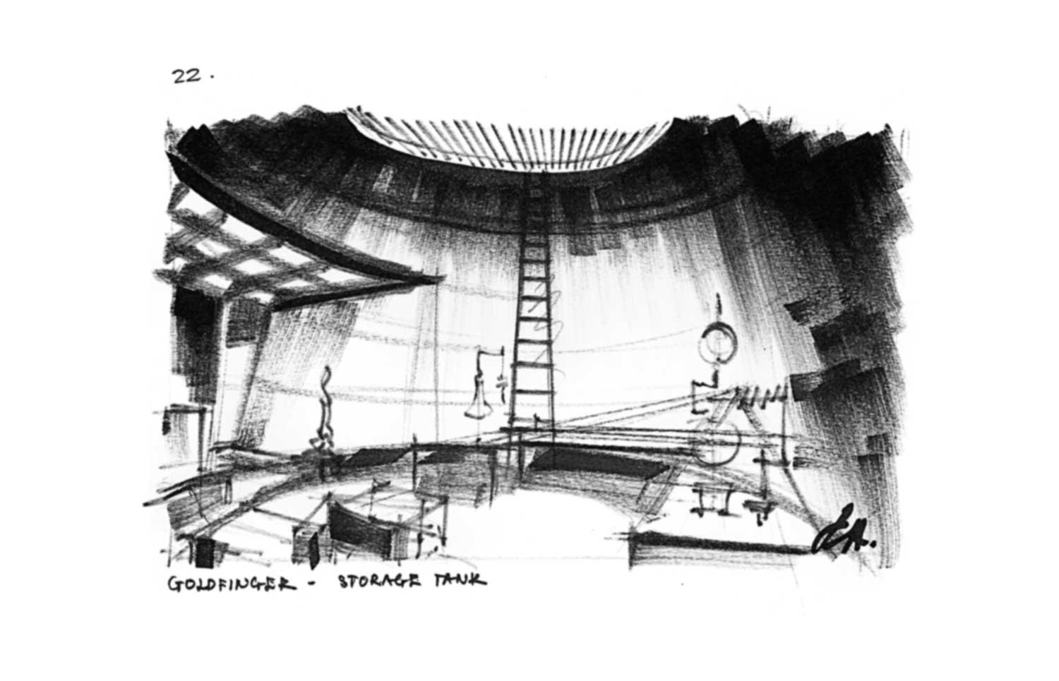 Sir Ken Adam's Sketch