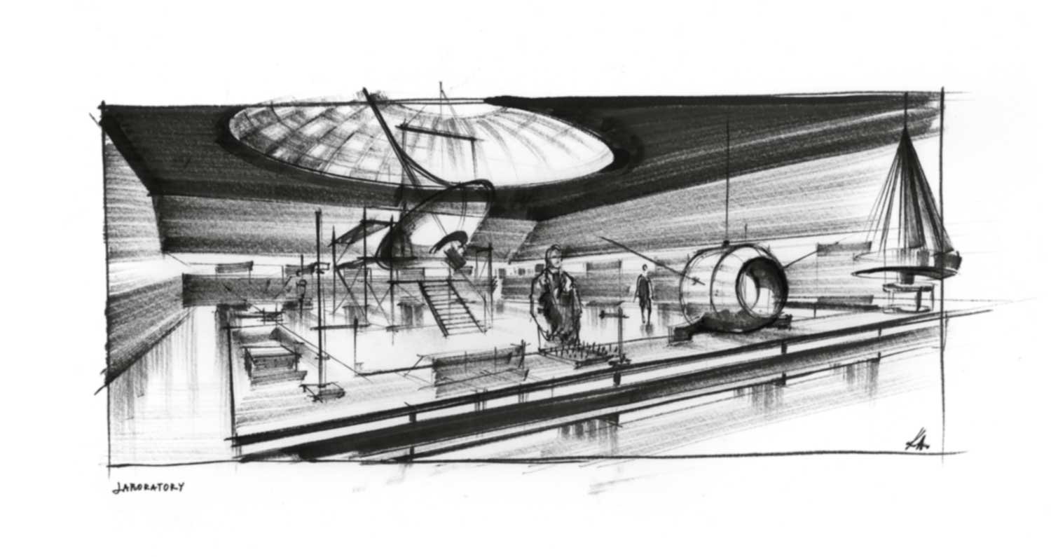 Sir Ken Adam's Sketch