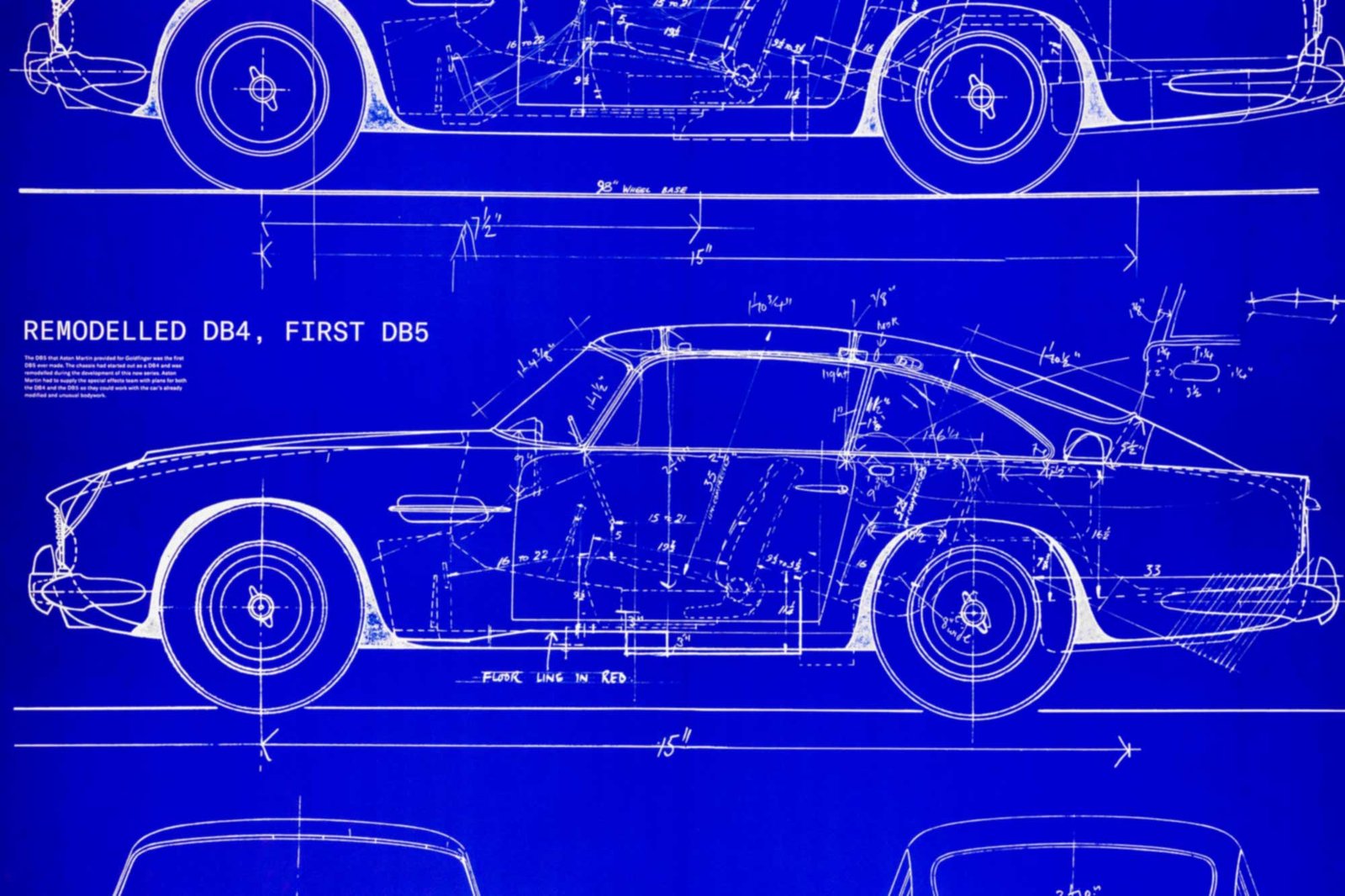 Aston Martin DB5 Sketches